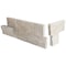 Msi Roman Beige Ledger "L" Corner 6 in.  X 18 in.  Splitface Travertine Wall Tile, 4PK ZOR-PNL-0139 - alternate 2